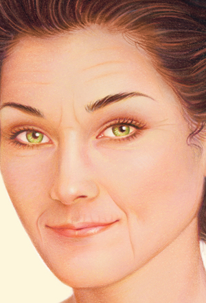 Face before