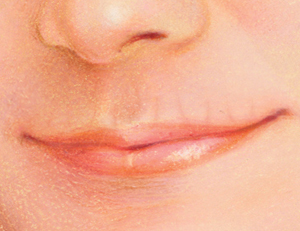 Face before