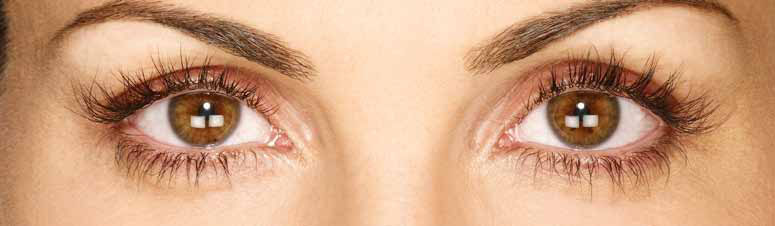 Eyelashes after